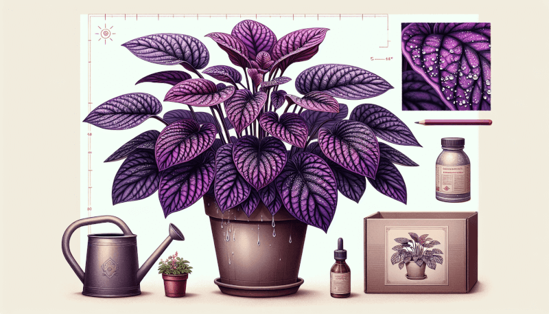 Purple Waffle Plant Care