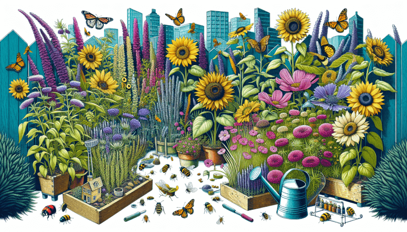 how to attract pollinators to your urban garden 4